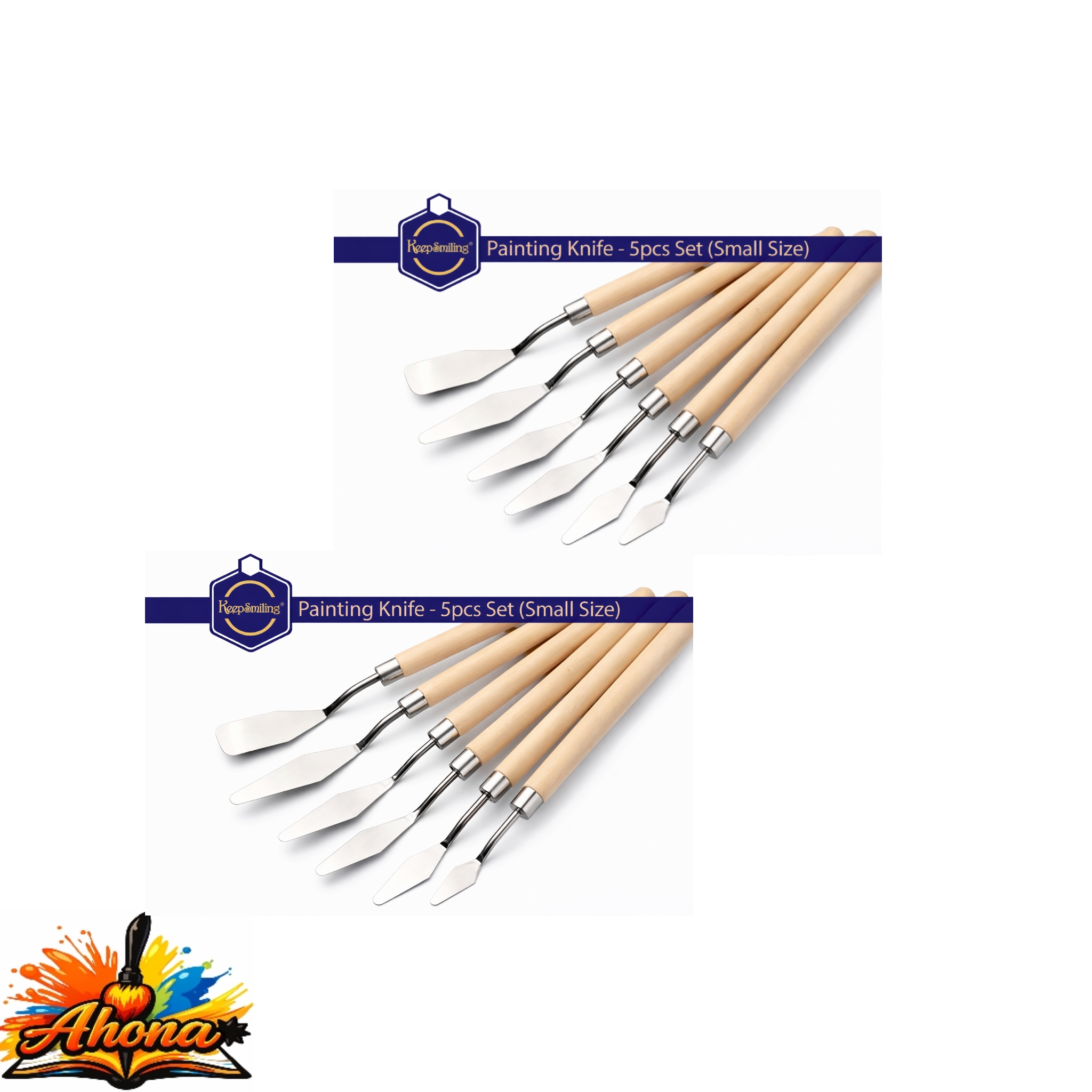 Kp SMILING PALETTE KNIVES 5PCS