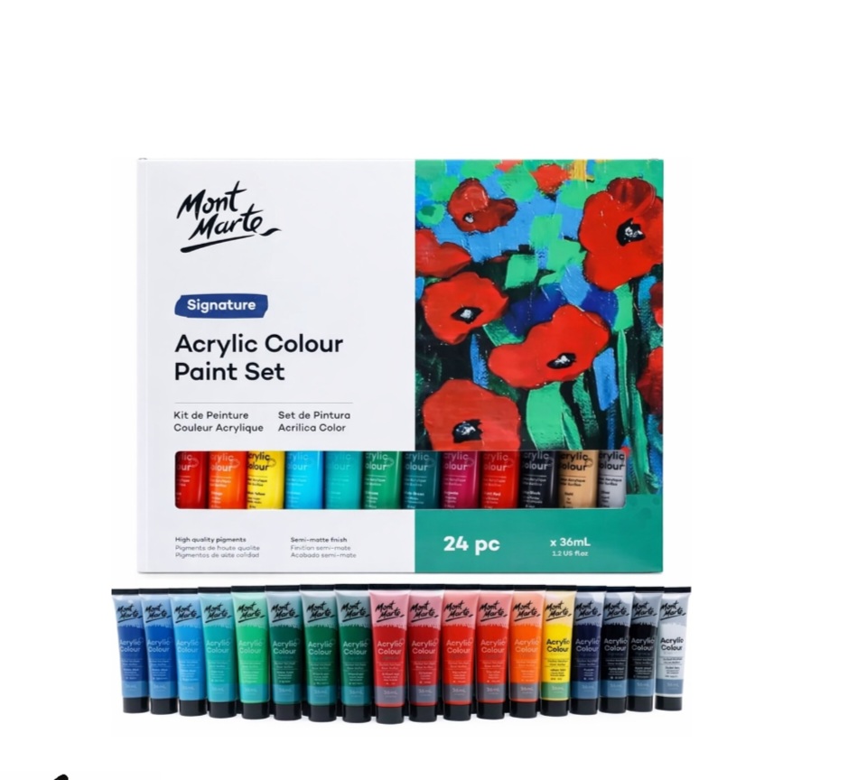Mont Marte Acrylic 36Ml 24 Colour