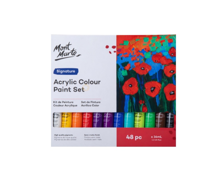 Mont Marte Acrylic 36ml 48 Colour