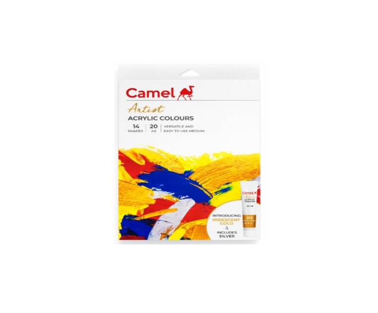 Camel Acrylic  Colour 20Ml 14Pcs