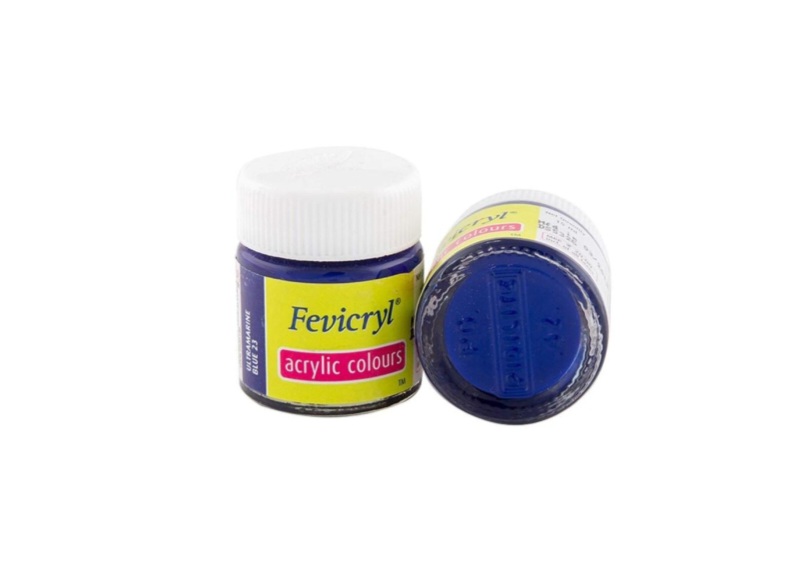 FEVICRYL Acrylic Colour - Bule  15ml 15Pcs Box