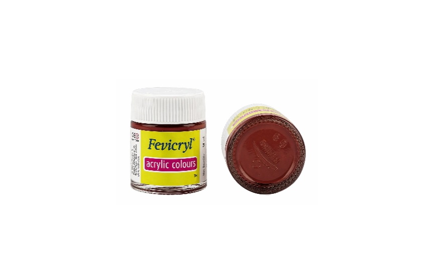 FEVICRYL Acrylic Colour -খয়রি  15ml 15Pcs Box