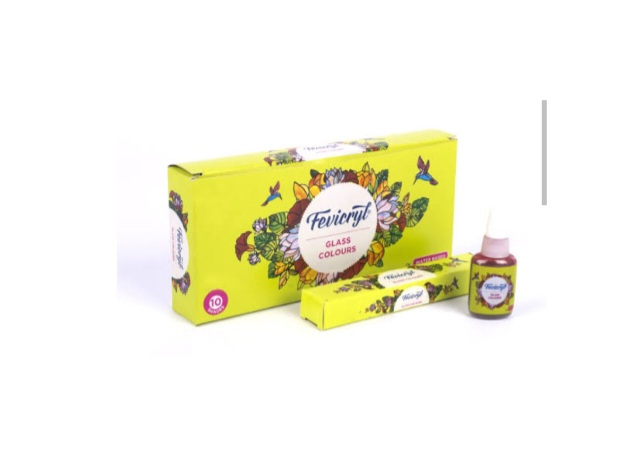 FEVICRYL Glass Colour 12Pcs Box