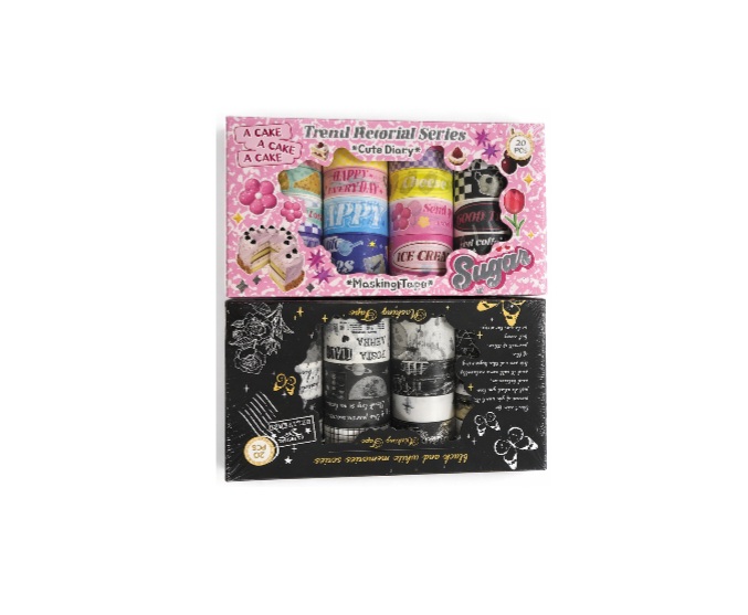 Washi tape  20Pcs Paket different  colour
