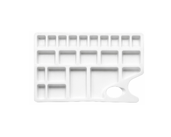 Color Plate ( Plastic) square  Shape Medium