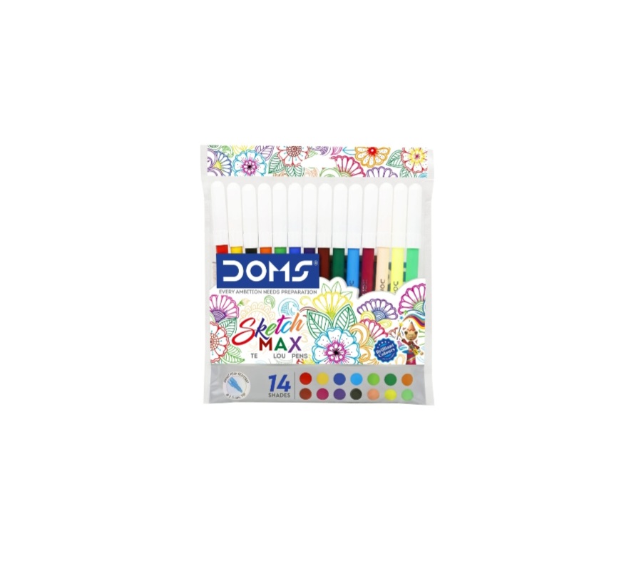 Doms sin Pen water Colour 14 Pen  38tk 10Pcs Box