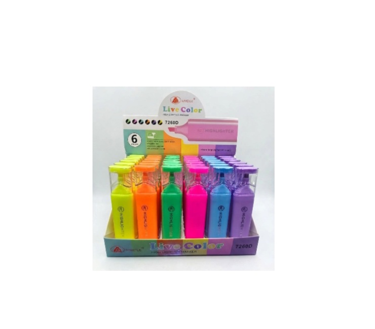 Live Colour Highlighter 36Pcs Box 16tkPcs