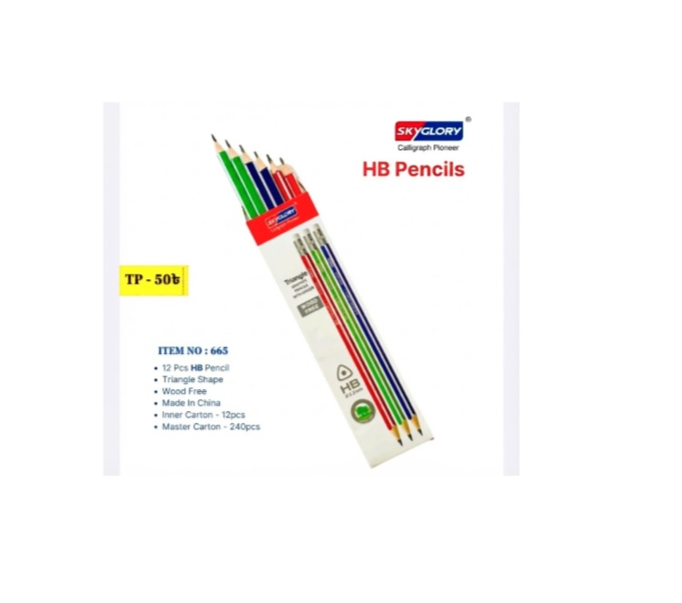 Pencil HB No 664  12Pcs 50tk 12Box