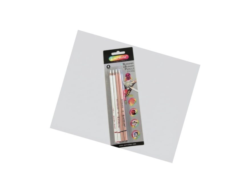 Charcoal Pencil White 4Pcs Set