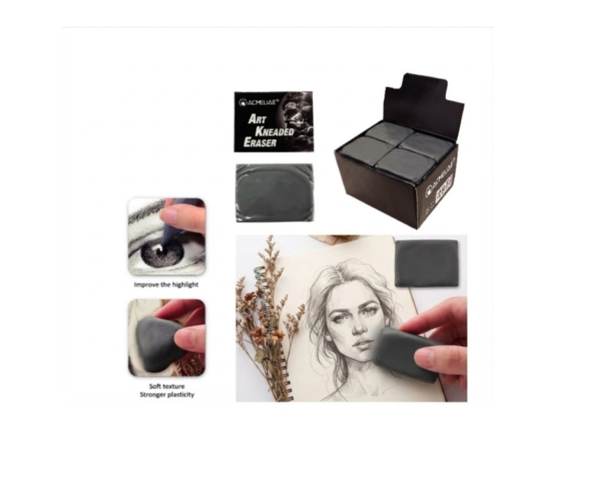 ACMELIAE KNEADER ERASER BLACK 20Pcs BOX