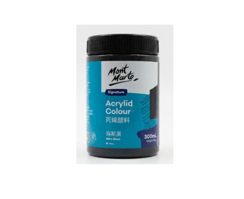 Mont Marte Acrylic Color 300ml Black