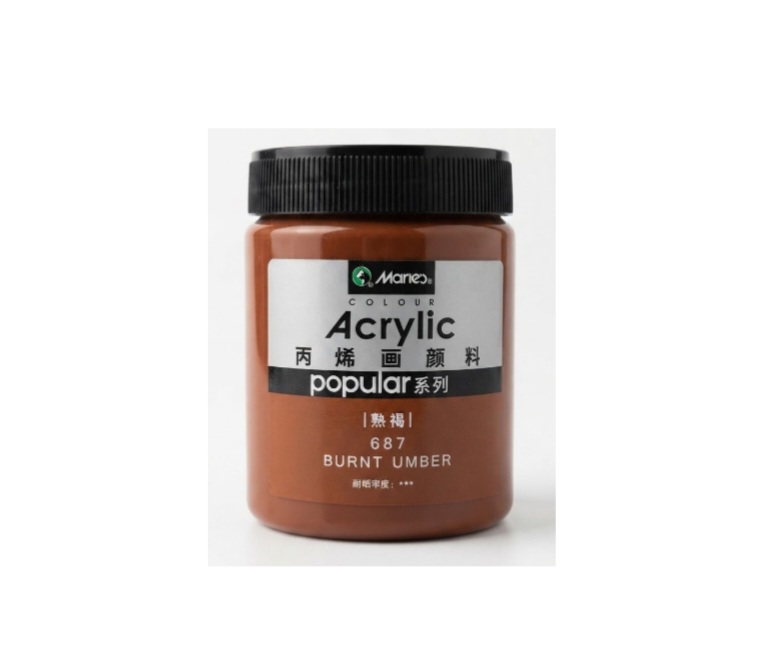 Marie's Acrylic Color 300ml 687 burnt umber