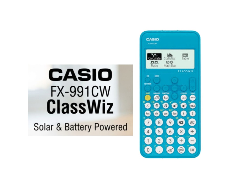 Casio FX-991CW Blue Advanced Scientific Calculator Bule Colour