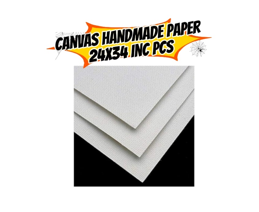 Canvas handmade  Paper 300Gsm 10Pcs 24x34 inc  50TkPcs