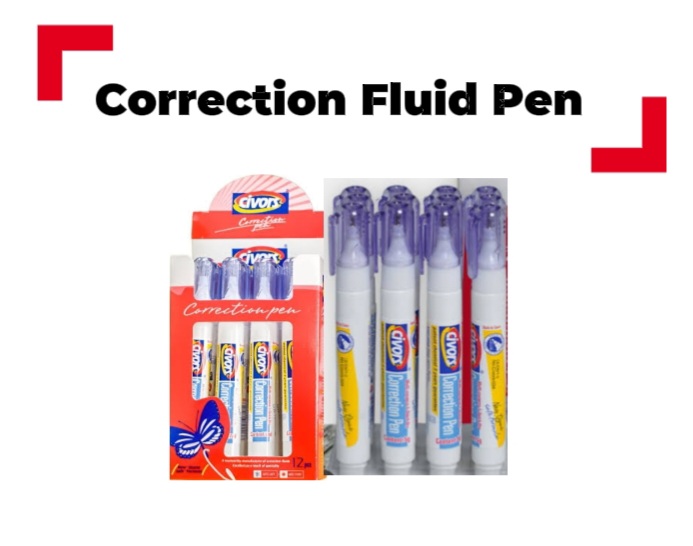 Correction Fluid  Pen  12Pcs Box