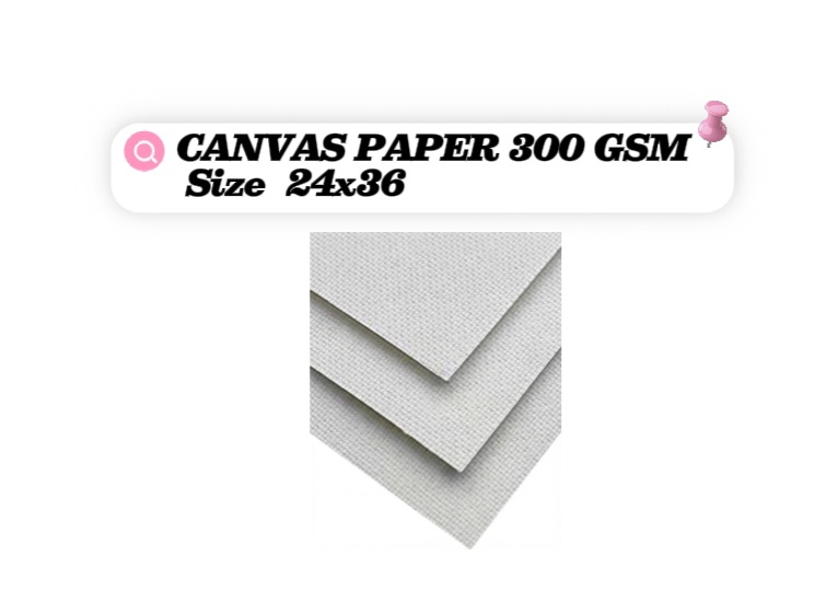 CANVAS HANDMADE PAPER 300GSM 10Pcs