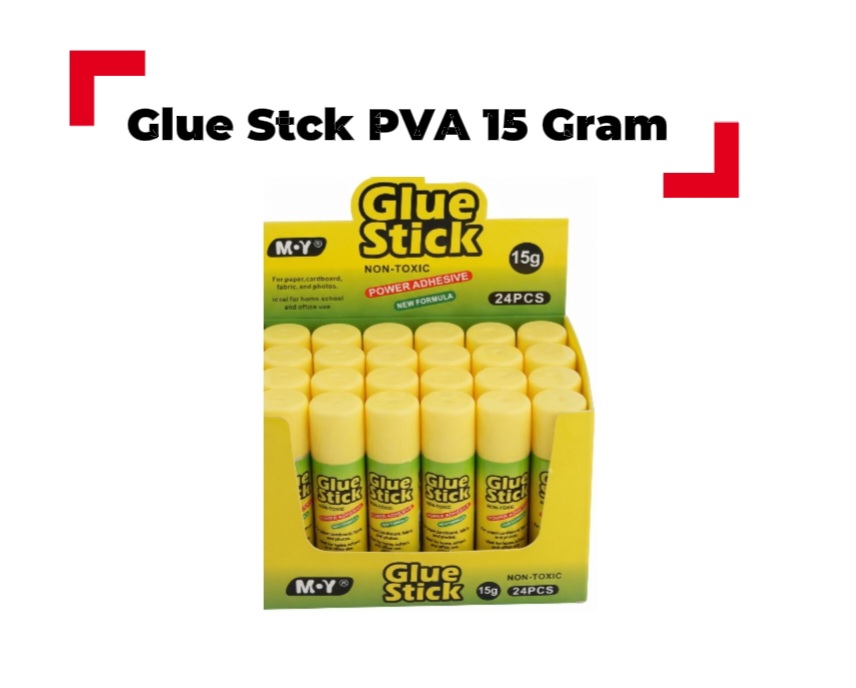 GLUE STICK  PVA 15 GRAM 24Pcs Box