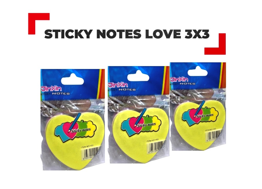 JIXIN STCKY NOTE'S LOVE  3X3