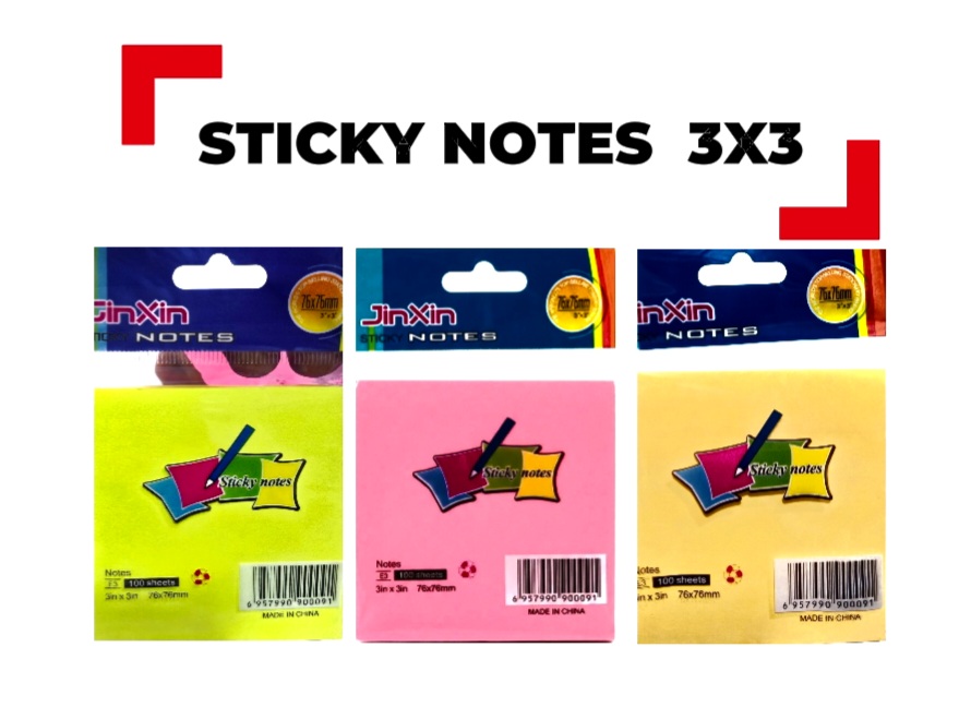 JIXIN STCKY NOTE'S 3X3